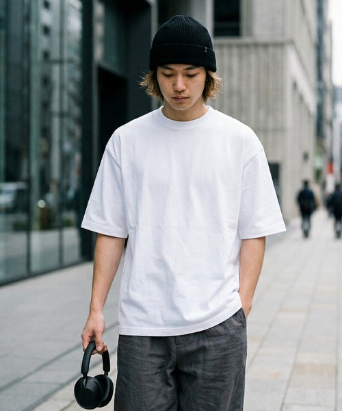 セール】CROSS&STITCH ｵｰﾊﾞｰｻｲｽﾞTｼｬﾂ5分袖（Tシャツ/カットソー