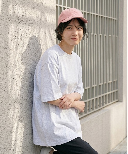 CROSS & STITCH(クロスステッチ)の「CROSS&STITCH オーバーサイズTシャツ5分袖(Tシャツ/カットソー・メンズ・スミクロ/アッシュ/ホワイト/ブラック・XXL/XL/L/M)」の4枚目の写真