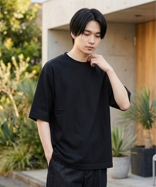 セール】CROSS&STITCH ｵｰﾊﾞｰｻｲｽﾞTｼｬﾂ5分袖（Tシャツ/カットソー
