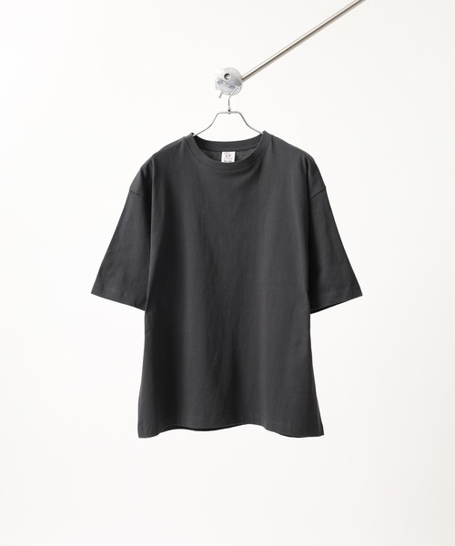 CROSS & STITCH(クロスステッチ)の「CROSS&STITCH オーバーサイズTシャツ5分袖(Tシャツ/カットソー・メンズ・スミクロ/アッシュ/ホワイト/ブラック・XXL/XL/L/M)」の8枚目の写真