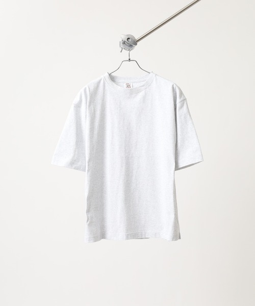 CROSS & STITCH(クロスステッチ)の「CROSS&STITCH オーバーサイズTシャツ5分袖(Tシャツ/カットソー・メンズ・スミクロ/アッシュ/ホワイト/ブラック・XXL/XL/L/M)」の9枚目の写真