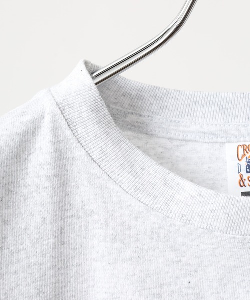 CROSS & STITCH(クロスステッチ)の「CROSS&STITCH オーバーサイズTシャツ5分袖(Tシャツ/カットソー・メンズ・スミクロ/アッシュ/ホワイト/ブラック・XXL/XL/L/M)」の11枚目の写真