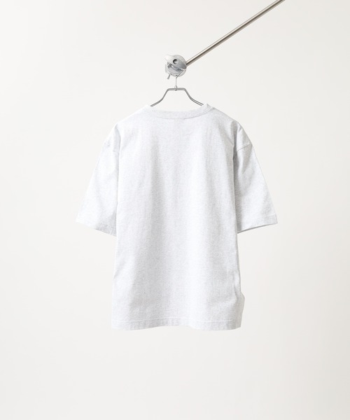 CROSS & STITCH(クロスステッチ)の「CROSS&STITCH オーバーサイズTシャツ5分袖(Tシャツ/カットソー・メンズ・スミクロ/アッシュ/ホワイト/ブラック・XXL/XL/L/M)」の12枚目の写真