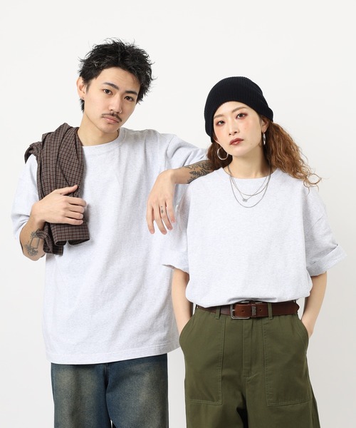 CROSS & STITCH(クロスステッチ)の「CROSS&STITCH オーバーサイズTシャツ5分袖(Tシャツ/カットソー・メンズ・スミクロ/アッシュ/ホワイト/ブラック・XXL/XL/L/M)」の21枚目の写真