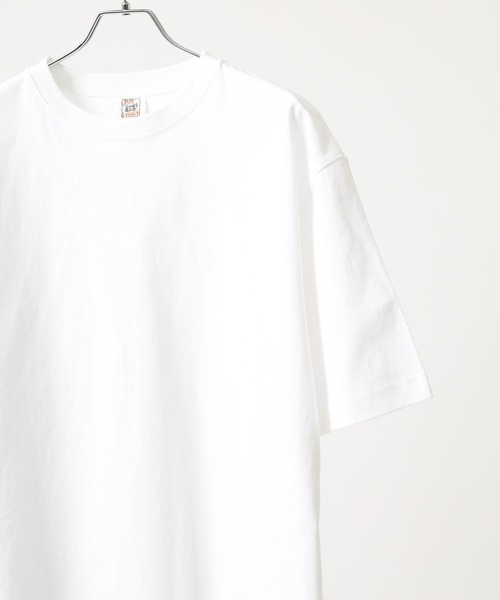 CROSS & STITCH(クロスステッチ)の「CROSS&STITCH オーバーサイズTシャツ5分袖(Tシャツ/カットソー・メンズ・スミクロ/アッシュ/ホワイト/ブラック・XXL/XL/L/M)」の5枚目の写真