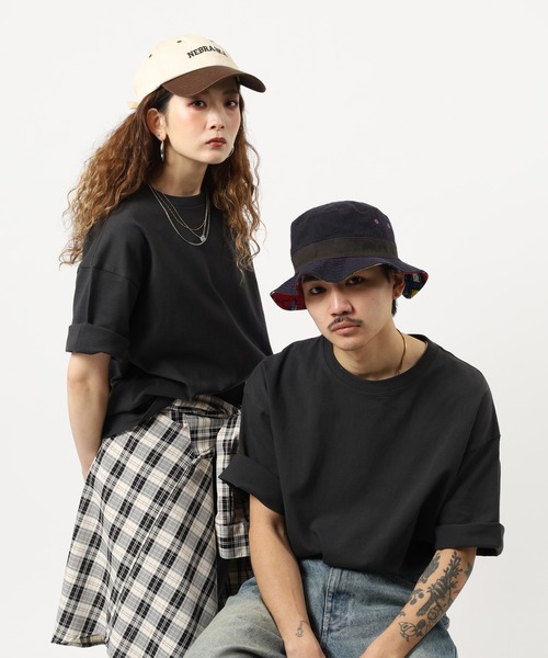 CROSS & STITCH(クロスステッチ)の「CROSS&STITCH オーバーサイズTシャツ5分袖(Tシャツ/カットソー・メンズ・スミクロ/アッシュ/ホワイト/ブラック・XXL/XL/L/M)」の19枚目の写真