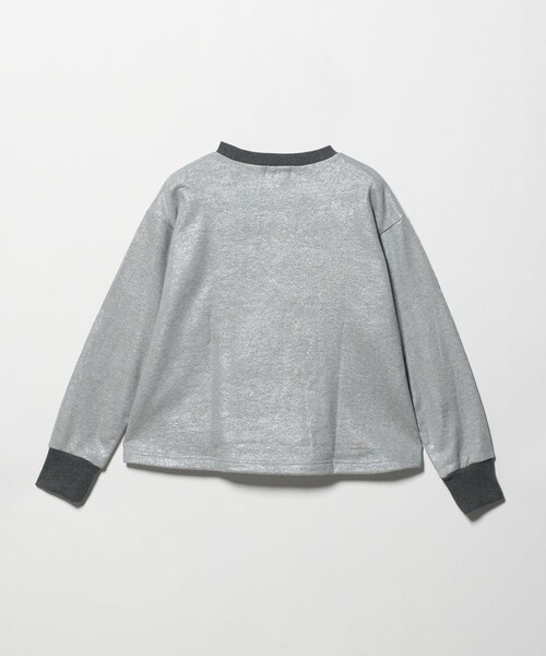 UNITED ARROWS（ユナイテッドアローズ）の「フォイルプリント スウェット（スウェット・レディース・シルバー/ゴールド・FREE）」の3枚目の写真
