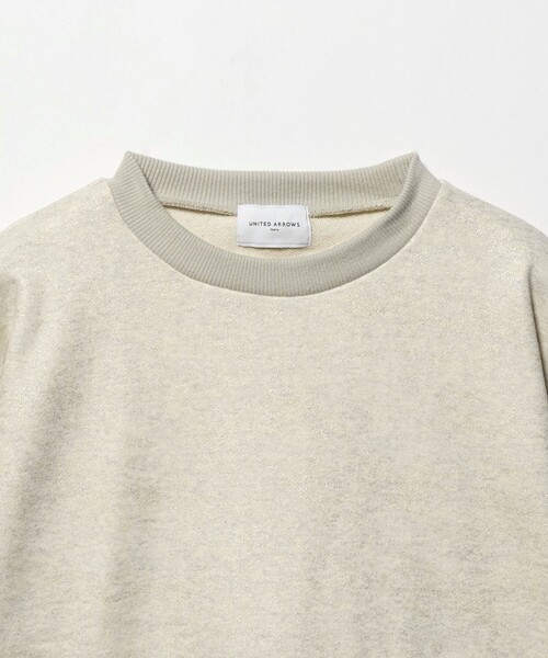UNITED ARROWS（ユナイテッドアローズ）の「フォイルプリント スウェット（スウェット・レディース・シルバー/ゴールド・FREE）」の6枚目の写真