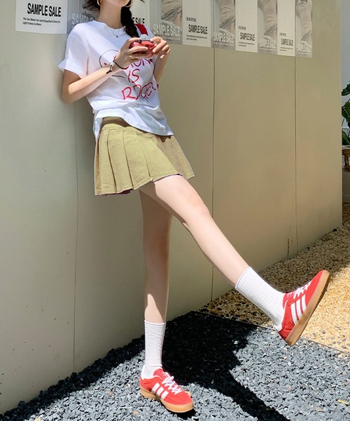NANEA(ナネア)の「インパン付き太ベルトプリーツミニスカート(スカート・レディース・ブラック/キャメル/ベージュ・SMALL/MEDIUM/LARGE)」の17枚目の写真