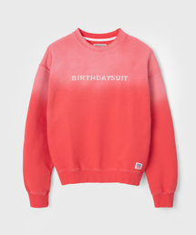BIRTHDAYSUIT（バースデースーツ）の「BLEACHED SWEAT (RED)（ニット/セーター）」