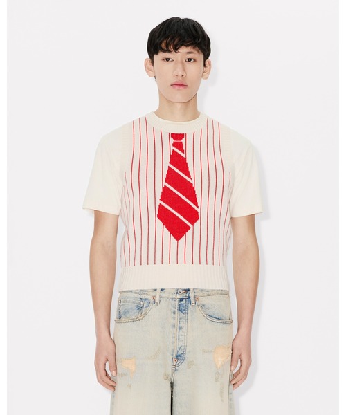 KENZO(ケンゾー)の「'KENZO トロンプルイユ' ベスト イン ウール コットン(その他トップス・メンズ・ホワイト系その他・SMALL/MEDIUM/X-SMALL)」の3枚目の写真