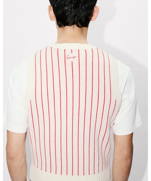 KENZO(ケンゾー)の「'KENZO トロンプルイユ' ベスト イン ウール コットン(その他トップス・メンズ・ホワイト系その他・SMALL/MEDIUM/X-SMALL)」の5枚目の写真