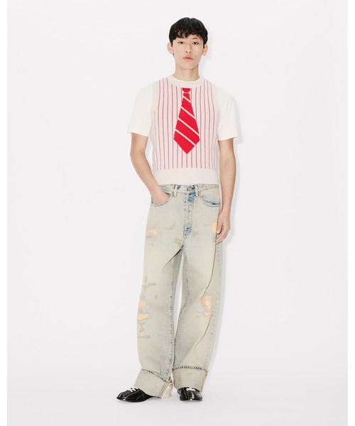 KENZO(ケンゾー)の「'KENZO トロンプルイユ' ベスト イン ウール コットン(その他トップス・メンズ・ホワイト系その他・SMALL/MEDIUM/X-SMALL)」の6枚目の写真