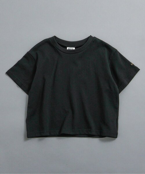 BREEZE（ブリーズ）の「【WEB限定】ボーダー&無地ベーシック半袖Tシャツ（Tシャツ/カットソー・キッズ・ベージュ/チャコール/その他11/イエロー/グリーン/ピンク/ワインレッド/その他13/ブラック/サックスブルー/オフホワイト/ターコイズブルー/その他12・90/100/110/120/130/140/150/160）」の3枚目の写真