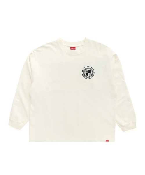 Manhattan Portage(マンハッタンポーテージ)の「Long Sleeve EmbroideryT-Shirts(Tシャツ/カットソー・メンズ・アイボリー/チャコールグレー・SMALL/MEDIUM/LARGE/X-LARGE)」の2枚目の写真