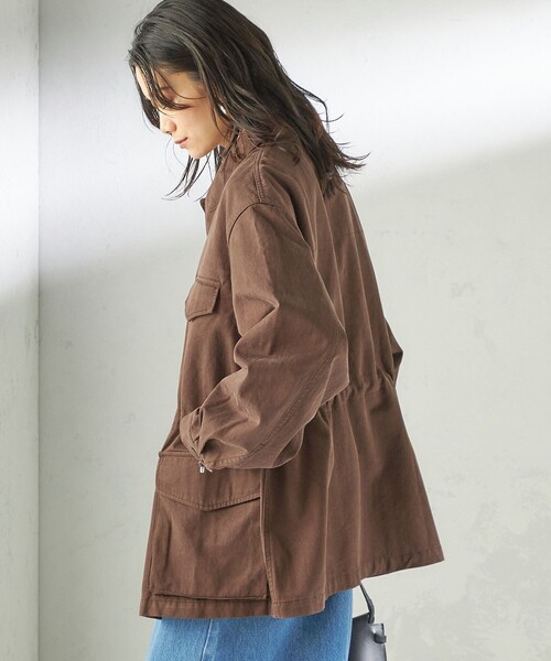 SHIPS（シップス）の「NINE CASE:〈洗濯機可能〉ミリタリー シャツ ジャケット（その他アウター・レディース・ベージュ/ブラウン・ONE SIZE）」の13枚目の写真