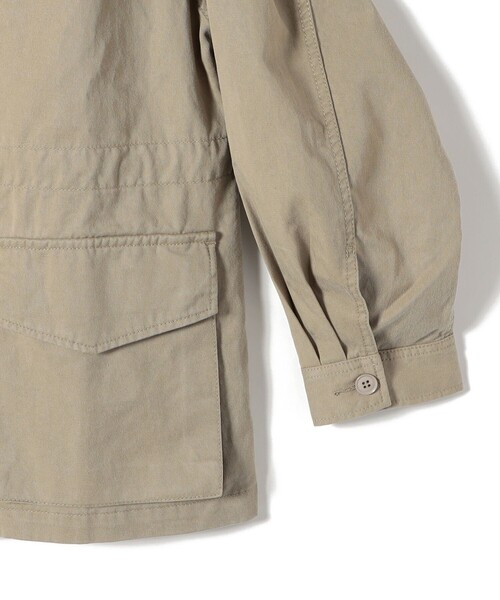 SHIPS（シップス）の「NINE CASE:〈洗濯機可能〉ミリタリー シャツ ジャケット（その他アウター・レディース・ベージュ/ブラウン・ONE SIZE）」の20枚目の写真