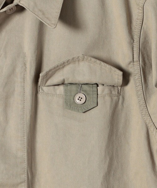 SHIPS（シップス）の「NINE CASE:〈洗濯機可能〉ミリタリー シャツ ジャケット（その他アウター・レディース・ベージュ/ブラウン・ONE SIZE）」の21枚目の写真
