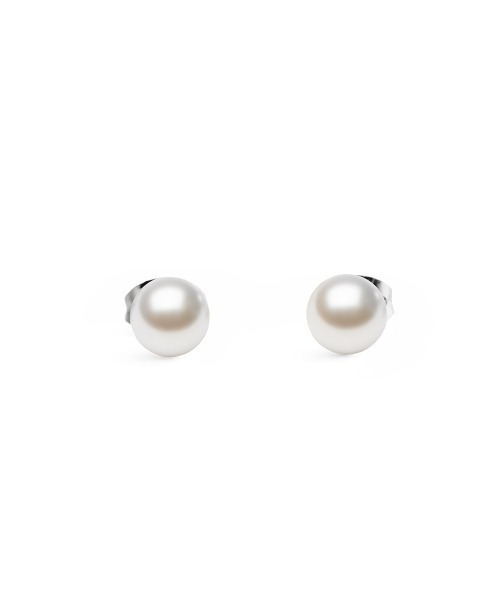 Daniel Wellington(ダニエルウェリントン)の「Pearl Stud Earring パール ローズゴールド/ゴールド/シルバー(ピアス(両耳用)・レディース・シルバー/イエローゴールド/ピンクゴールド・ONE SIZE)」の4枚目の写真