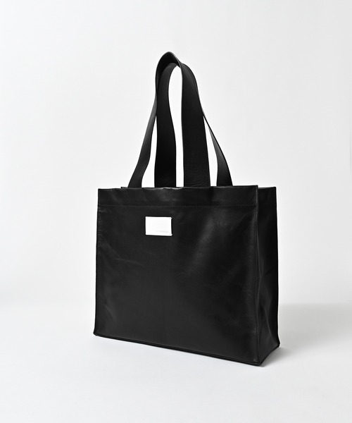 ADAM PATEK（アダムパテック）の「《ADAMPATEK》water repellent leather medium tote bag/撥水レザーミディアムトートバッグ/AP2619007（トートバッグ・レディース・ブラック・FREE）」の2枚目の写真