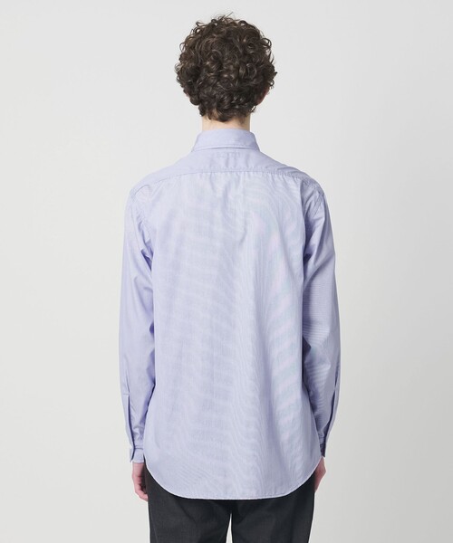 District（ディストリクト）の「＜District＞ ストライプ ダブル ポケット レギュラーカラー シャツ（シャツ/ブラウス・メンズ・ライトブルー/ロイヤルブルー・L/M/XL/S）」の17枚目の写真