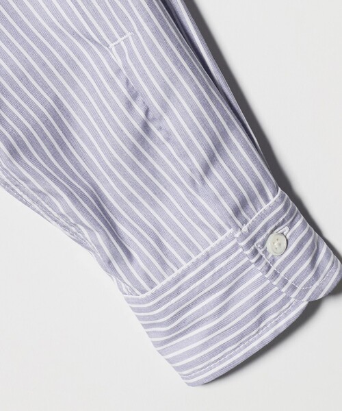 District（ディストリクト）の「＜District＞ ストライプ ダブル ポケット レギュラーカラー シャツ（シャツ/ブラウス・メンズ・ライトブルー/ロイヤルブルー・L/M/XL/S）」の13枚目の写真