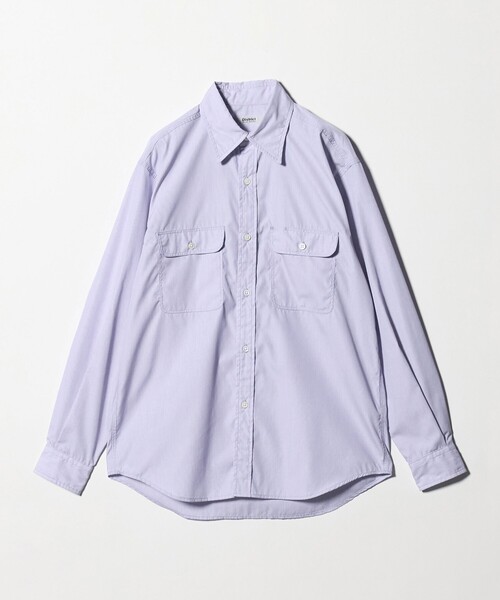 District（ディストリクト）の「＜District＞ ストライプ ダブル ポケット レギュラーカラー シャツ（シャツ/ブラウス・メンズ・ライトブルー/ロイヤルブルー・L/M/XL/S）」の8枚目の写真