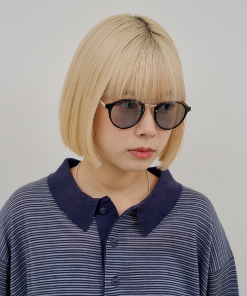 WHIMSIC（ウィムジック）の「【UNISEX】ボストンメタルコンビネーションサングラス（サングラス・レディース・グレー/ブラック・ONE SIZE）」の6枚目の写真