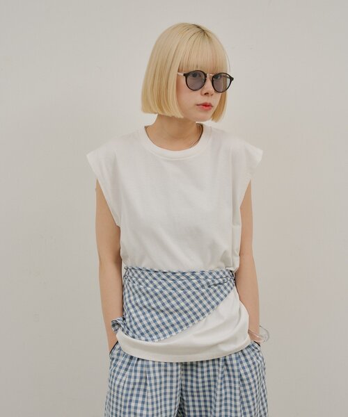 WHIMSIC（ウィムジック）の「【UNISEX】ボストンメタルコンビネーションサングラス（サングラス・レディース・グレー/ブラック・ONE SIZE）」の7枚目の写真