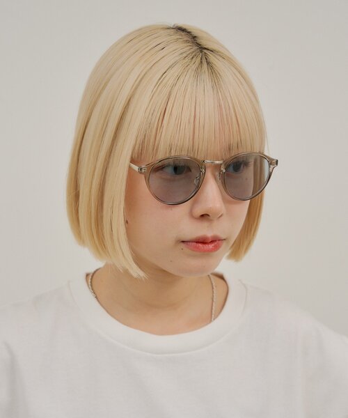 WHIMSIC（ウィムジック）の「【UNISEX】ボストンメタルコンビネーションサングラス（サングラス・レディース・グレー/ブラック・ONE SIZE）」の16枚目の写真