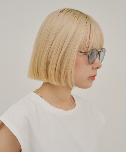 WHIMSIC（ウィムジック）の「【UNISEX】ボストンメタルコンビネーションサングラス（サングラス・レディース・グレー/ブラック・ONE SIZE）」の17枚目の写真