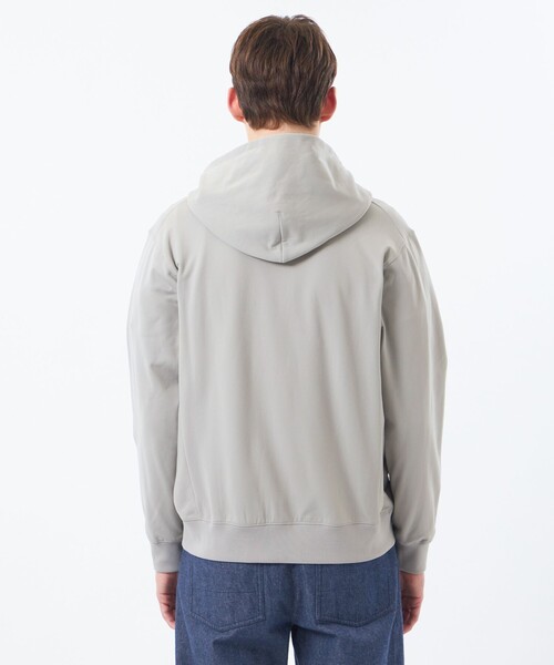 MACKINTOSH PHILOSOPHY（ﾏｯｷﾝﾄｯｼｭ ﾌｨﾛｿﾌｨｰ）の「バッキンガムベア ライトフリース ジップパーカ（パーカー・メンズ・ライトグレー/ネイビー・40/38/42）」の7枚目の写真