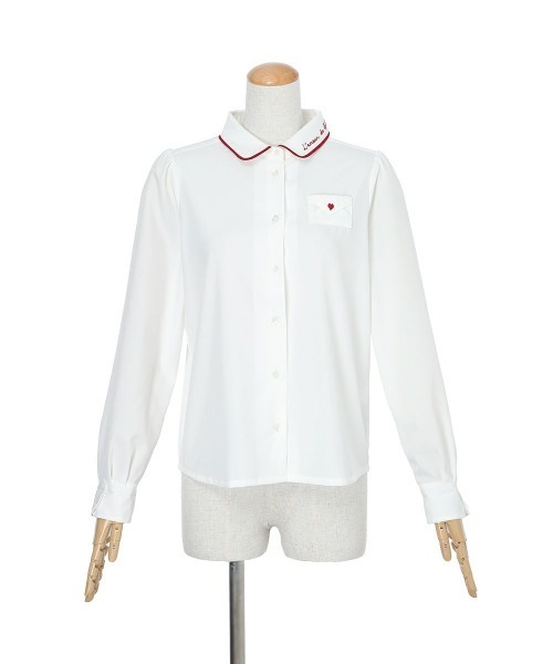F i.n.t（フィント）の「Love letterシャツ（シャツ/ブラウス・レディース・アイボリー/オフホワイト・FREE）」の17枚目の写真