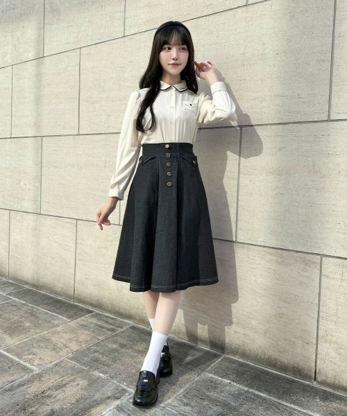 F i.n.t（フィント）の「Love letterシャツ（シャツ/ブラウス・レディース・アイボリー/オフホワイト・FREE）」の14枚目の写真