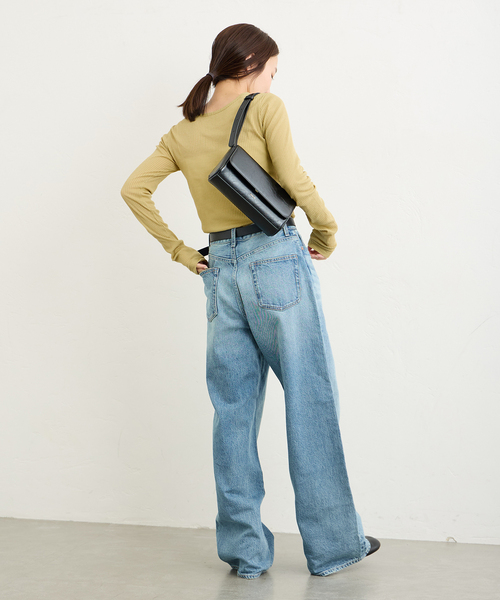 JOURNAL STANDARD（ジャーナルスタンダード）の「《追加2》シアーテレコヘンリーネックプルオーバー（Tシャツ/カットソー・レディース・モスグリーン/ブラウン/ホワイト系その他/イエロー系その他・FREE）」の12枚目の写真