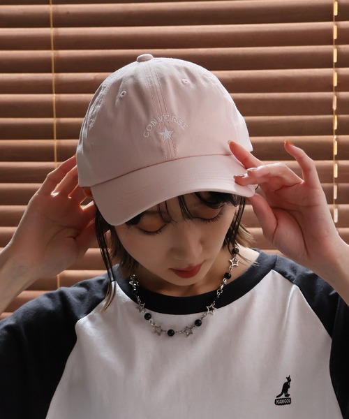 CONVERSE（コンバース）の「【CONVERSE/コンバース】CNW BASIC 6P CAP / CNW ベーシック 6P キャップ（キャップ・メンズ・ミント/ライトブルー/ライトピンク/ブラック/ホワイト/ベージュ・FREE）」の6枚目の写真