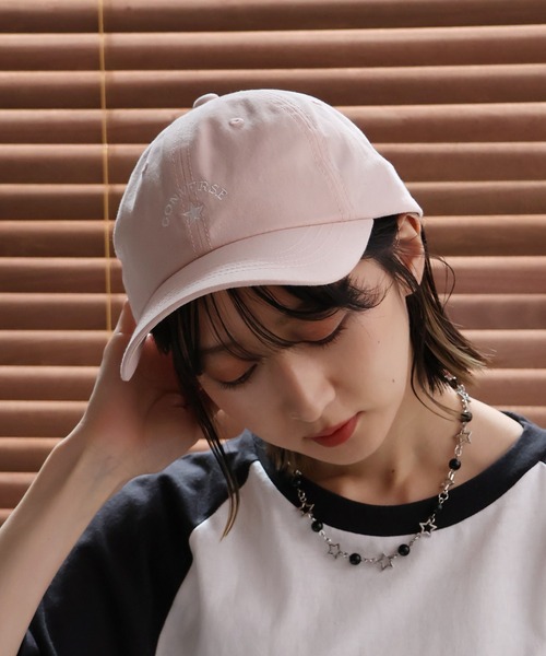 CONVERSE（コンバース）の「【CONVERSE/コンバース】CNW BASIC 6P CAP / CNW ベーシック 6P キャップ（キャップ・メンズ・ミント/ライトブルー/ライトピンク/ブラック/ホワイト/ベージュ・FREE）」の14枚目の写真
