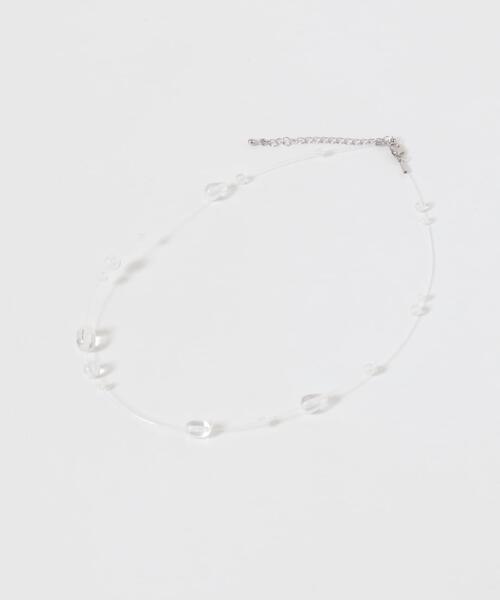 KBF(ケイビーエフ)の「シズクネックレス(ネックレス・レディース・カーキ/クリア・ONE)」の7枚目の写真