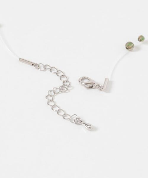 KBF(ケイビーエフ)の「シズクネックレス(ネックレス・レディース・カーキ/クリア・ONE)」の14枚目の写真