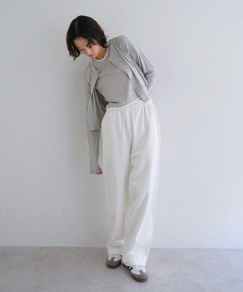 ANME(アンメ)の「テレコリブショート丈カーディガン(カーディガン/ボレロ・レディース・ネイビー/グレー/ブラック/ブラウン・M)」の17枚目の写真