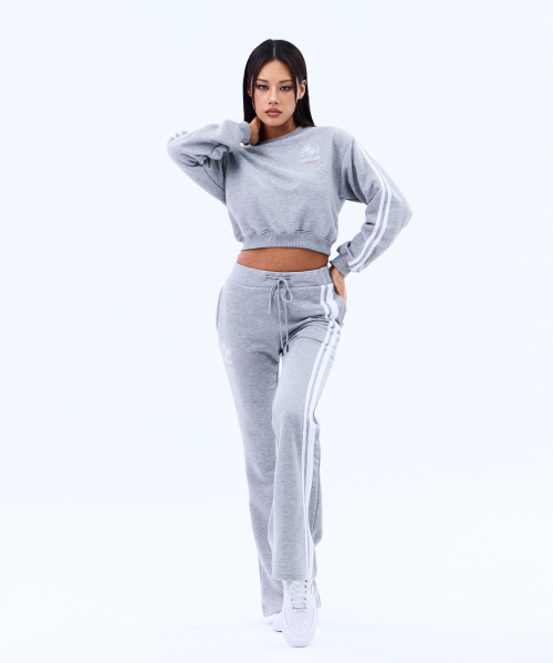 MIHAK(ミハク)の「アイビーリーグトラックラインクロップスウェットシャツ(GRAY)(スウェット・レディース・その他・1/2)」の2枚目の写真