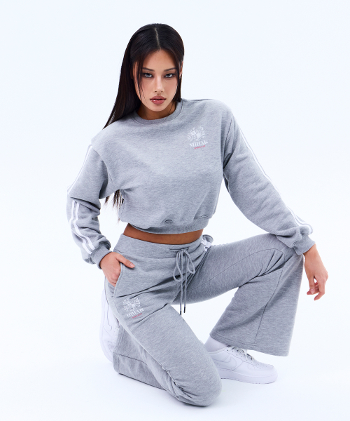 MIHAK(ミハク)の「アイビーリーグトラックラインクロップスウェットシャツ(GRAY)(スウェット・レディース・その他・1/2)」の5枚目の写真