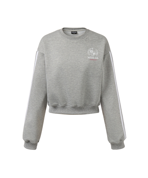 MIHAK(ミハク)の「アイビーリーグトラックラインクロップスウェットシャツ(GRAY)(スウェット・レディース・その他・1/2)」の7枚目の写真