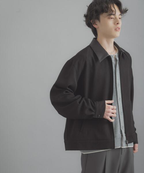 SENSE OF PLACE by URBAN RESEARCH(センスオブプレイスバイアーバンリサーチ)の「FLカラージップブルゾン(ブルゾン・メンズ・グレー/ブラック/ブラウン・MEDIUM/LARGE)」の5枚目の写真