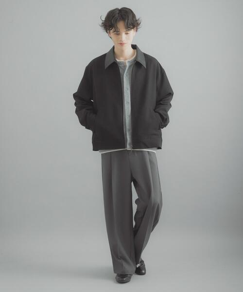 SENSE OF PLACE by URBAN RESEARCH(センスオブプレイスバイアーバンリサーチ)の「FLカラージップブルゾン(ブルゾン・メンズ・グレー/ブラック/ブラウン・MEDIUM/LARGE)」の9枚目の写真