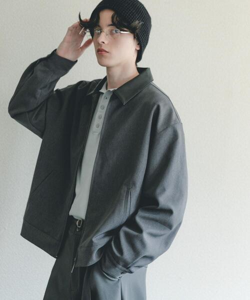 SENSE OF PLACE by URBAN RESEARCH(センスオブプレイスバイアーバンリサーチ)の「FLカラージップブルゾン(ブルゾン・メンズ・グレー/ブラック/ブラウン・MEDIUM/LARGE)」の13枚目の写真