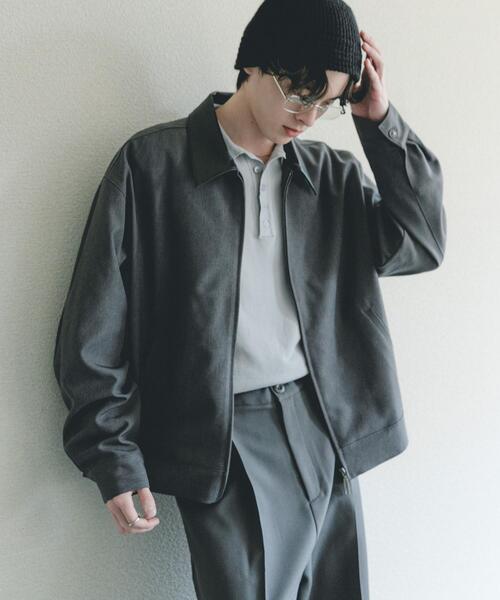 SENSE OF PLACE by URBAN RESEARCH(センスオブプレイスバイアーバンリサーチ)の「FLカラージップブルゾン(ブルゾン・メンズ・グレー/ブラック/ブラウン・MEDIUM/LARGE)」の17枚目の写真