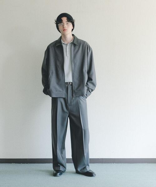 SENSE OF PLACE by URBAN RESEARCH(センスオブプレイスバイアーバンリサーチ)の「FLカラージップブルゾン(ブルゾン・メンズ・グレー/ブラック/ブラウン・MEDIUM/LARGE)」の18枚目の写真