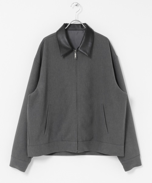 SENSE OF PLACE by URBAN RESEARCH(センスオブプレイスバイアーバンリサーチ)の「FLカラージップブルゾン(ブルゾン・メンズ・グレー/ブラック/ブラウン・MEDIUM/LARGE)」の6枚目の写真