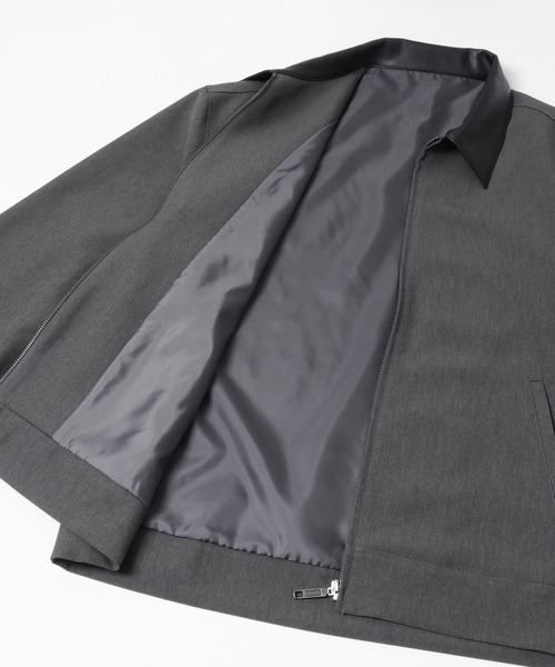 SENSE OF PLACE by URBAN RESEARCH(センスオブプレイスバイアーバンリサーチ)の「FLカラージップブルゾン(ブルゾン・メンズ・グレー/ブラック/ブラウン・MEDIUM/LARGE)」の7枚目の写真